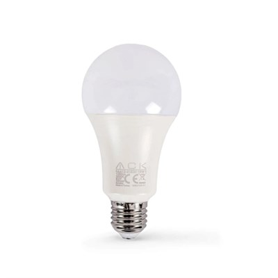ACK 15 W Led A60 Ampul - Gün Işığı (3000K) - E27 - AA13-01520