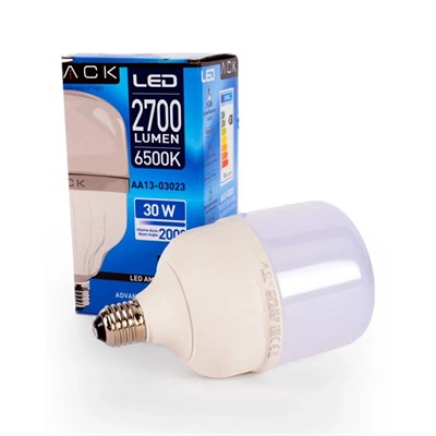 ACK 30 W Led Torch Ampul - Beyaz Işık (6500K) - E27 - AA13-03023