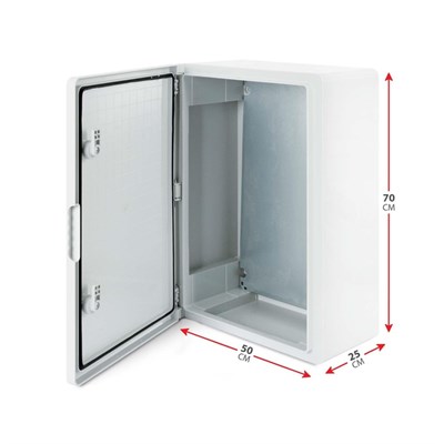 Akiş 500 X 700 X 250 Opak Kapaklı ABS Elektrik Dağıtım Panosu - IP65 - AKAB-500250