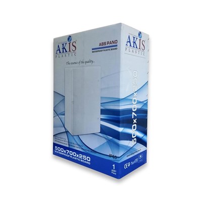Akiş 500 X 700 X 250 Opak Kapaklı ABS Elektrik Dağıtım Panosu - IP65 - AKAB-500250