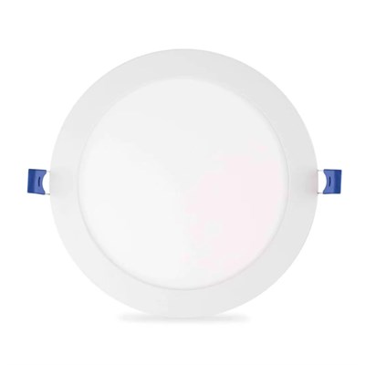 YCL 18 W Led Panel - Beyaz Işık (6500K) - Beyaz Kasa - Yuvarlak - Sıva Altı - ALP-1018B