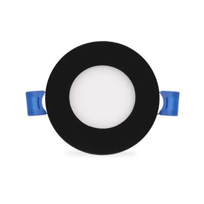 YCL 3 W Led Panel - Sarı Işık (4000K) - Siyah Kasa - Yuvarlak - Sıva Altı - ALP-1203S