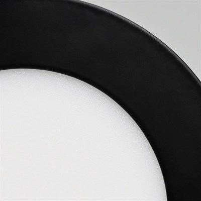 YCL 6 W Led Panel - Beyaz Işık (6500K) - Siyah Kasa - Yuvarlak - Sıva Altı - ALP-1206B