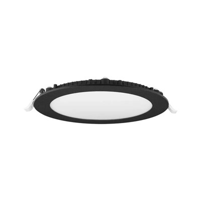 YCL 15 W Led Panel - Beyaz Işık (6500K) - Siyah Kasa - Yuvarlak - Sıva Altı - ALP-1215B