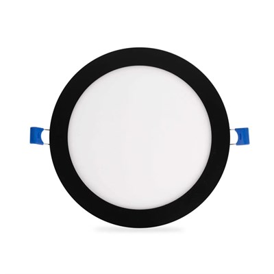 YCL 18 W Led Panel - Sarı Işık (4000K) - Siyah Kasa - Yuvarlak - Sıva Altı - ALP-1218S