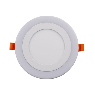 YCL 6 W + 3 W Led Panel - Beyaz Işık + Mavi Işık - Beyaz Kasa - Yuvarlak - Sıva Altı - ALP-1306B