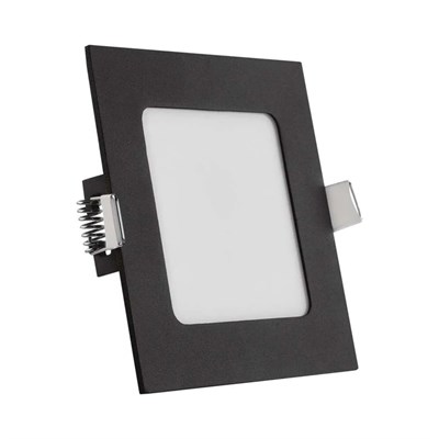 YCL 6 W Led Panel - Beyaz Işık (6500K) - Siyah Kasa - Kare - Sıva Altı - ALP-3206B