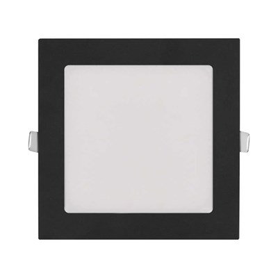 YCL 12 W Led Panel - Beyaz Işık (6500K) - Siyah Kasa - Kare - Sıva Altı - ALP-3212B