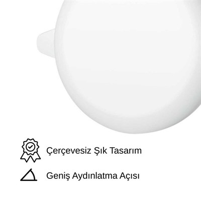 ACK 18 W Ayarlanabilir Backlight Led Panel - Sarı Işık (4000K) - Yuvarlak - Sıva Altı - AP10-01810