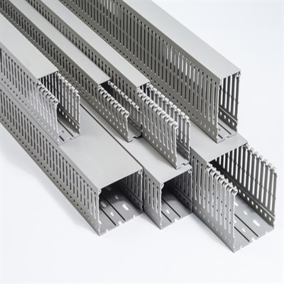 Akiş 25 X 60 Delikli Pano Tipi Kablo Kanalı - Gri - APSG-25060