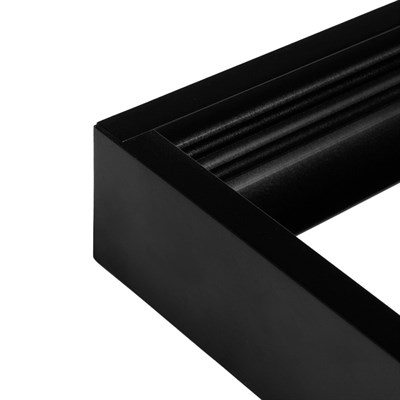 Asa 30 X 60 Led Panel Armatür Kasası - Demonte - Siyah - ASA-081