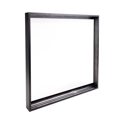 Asa 60 X 60 Led Panel Armatür Kasası - Yekpare - Siyah - ASA-083