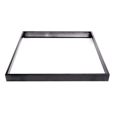 Asa 60 X 60 Led Panel Armatür Kasası - Yekpare - Siyah - ASA-083