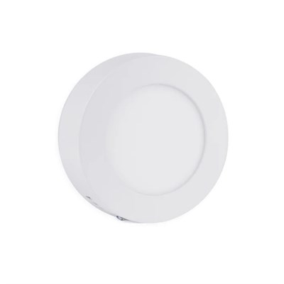 YCL 6 W Led Panel - Beyaz Işık (6500K) - Beyaz Kasa - Yuvarlak - Sıva Üstü - ASM-1006B