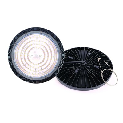 ACK 150 W Led Yüksek Tavan Armatürü - Beyaz Işık (6500K) - Siyah - 31 cm - AT43-19433