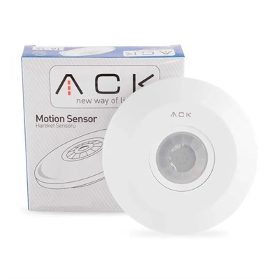 ACK 360 Derece Tavan Tipi Hareket Sensörü - Sıva Üstü - AY31-01020
