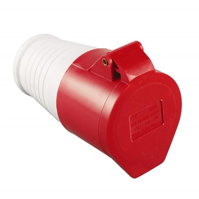 CSM 5 X 16 Amper CEE Norm Uzatma Prizi - 380 Volt - Kırmızı - CSM-CT306