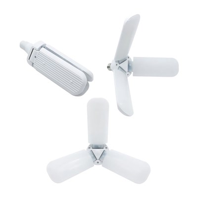 CATA 42 W 3 Kollu Katlanır Yonca Led Ampul - Beyaz Işık (6500K) - E27 - CT-1152B