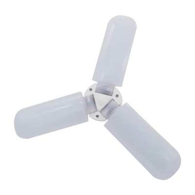 CATA 42 W 3 Kollu Katlanır Yonca Led Ampul - Beyaz Işık (6500K) - E27 - CT-1152B