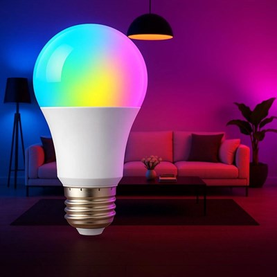 CATA 9 W Kumandalı Led Ampul - RGB Işık - E27 - CT-4058B