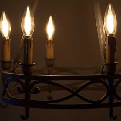 CATA 4 W C35 Flamanlı Rustik Led Ampul - Amber Işık - E14 - CT-4280