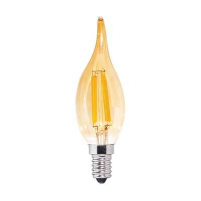 CATA 4 W F35 Flamanlı Rustik Led Ampul - Amber Işık - E14 - CT-4281