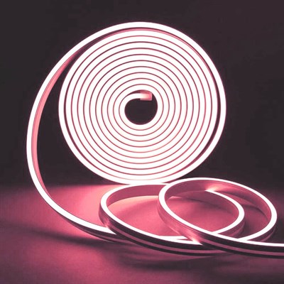 CATA Esnek Neon Hortum Led - Pembe Işık - 12 V - Dış Mekan - CT-4455P