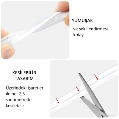 CATA Esnek Neon Hortum Led - Pembe Işık - 12 V - Dış Mekan - CT-4455P