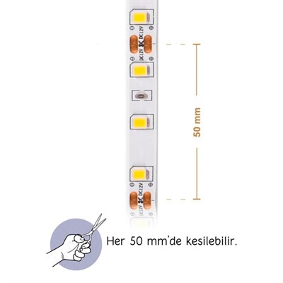 CATA 60 Ledli Şerit Led - Beyaz Işık (6500K) - 12 V - İç Mekan - CT-4480