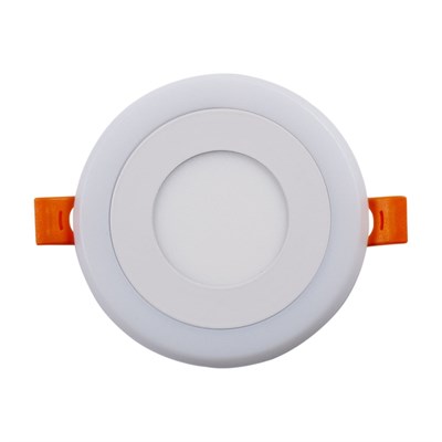 CATA 3 W + 3 W Led Panel - Beyaz Işık + Mavi Işık - Beyaz Kasa - Yuvarlak - Sıva Altı - CT-5150B