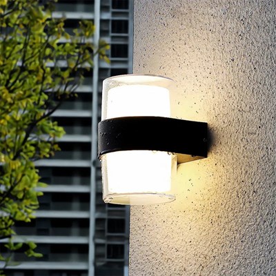 CATA 12 W Bora İki Yönlü Led Duvar Aplik - Gün Işığı (3000K) - Siyah - IP54 - CT-7048