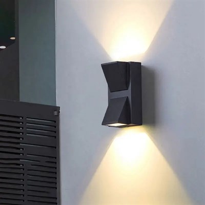 CATA 7 W Rodos İki Yönlü Led Duvar Aplik - Gün Işığı (3000K) - Siyah - IP44 - CT-7065