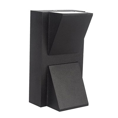 CATA 7 W Rodos İki Yönlü Led Duvar Aplik - Gün Işığı (3000K) - Siyah - IP44 - CT-7065