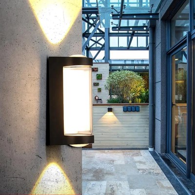 CATA 9 W Lara İki Yönlü Led Duvar Aplik - Gün Işığı (3000K) - Siyah - IP54 - CT-7079