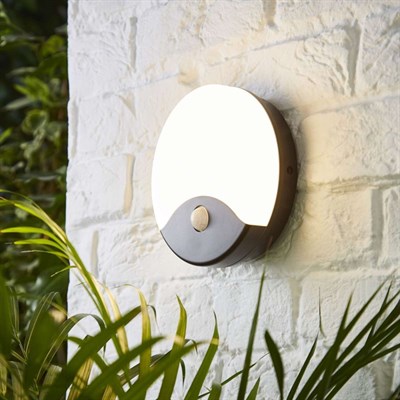 CATA 20 W Sensörlü Palermo Led Duvar Armatürü - Sarı Işık (4000K) - Siyah Kasa - CT-7092