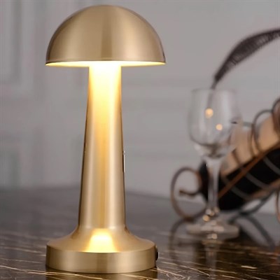 CATA Lizbon Dokunmatik Şarjlı Led Masa Lambası - Altın Kasa - CT-8429