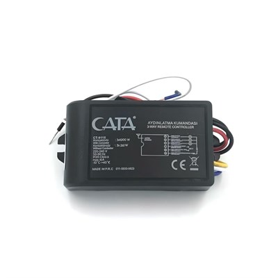 CATA 3 Fonksiyonlu Avize Kumandası - 3 X 1000 W - CT-9115