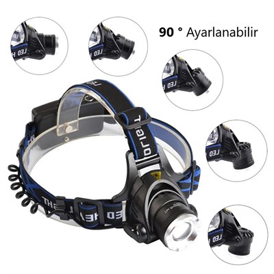 CATA 5 W Poyraz Şarjlı Ayarlanabilir Kafa Lambası - 3 Modlu - CT-9123