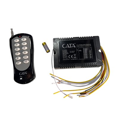 CATA 10 Fonksiyonlu Avize Kumandası - 10 X 500 W - CT-9152