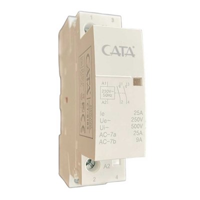 CATA 25 Amper (2NA) 2 Kutuplu Sessiz Modüler Aydınlatma Kontaktörü - CT-9183