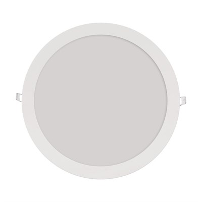 Dünya Led 24 W Led Panel - Gün Işığı (3000K) - Beyaz Kasa - Yuvarlak - Sıva Altı - HS008-BG