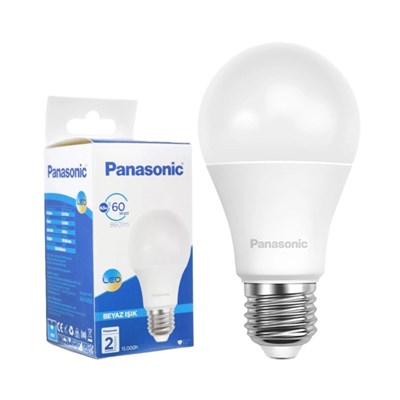 Panasonic 8,5 W Led A60 Ampul - Beyaz Işık (6500K) - E27 - LDACH09DG3T7
