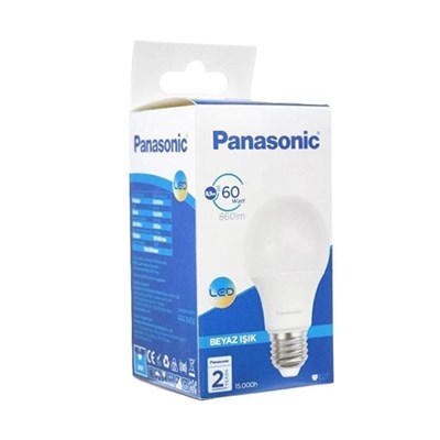Panasonic 8,5 W Led A60 Ampul - Beyaz Işık (6500K) - E27 - LDACH09DG3T7