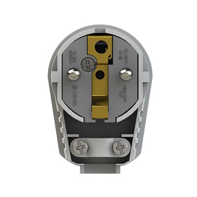 Nead L Tip UPS Topraklı Erkek Fiş - Beyaz - 220 Volt - N1004-UPS