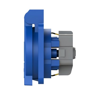 Nead 1 X 16 Amper Monofaze Kapaklı Pano Prizi - 220 Volt - Mavi -  N2001