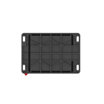 Nead Kauçuk 3 X 25 Amper Trifaze Kapaklı Duvar Prizi - 380 Volt - Siyah - N4007