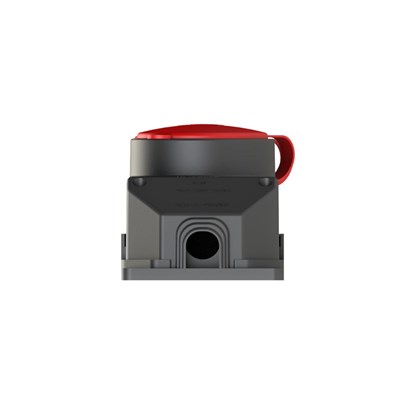 Nead Kauçuk 3 X 25 Amper Trifaze Üçlü Grup Priz - 380 Volt - Siyah - N4012