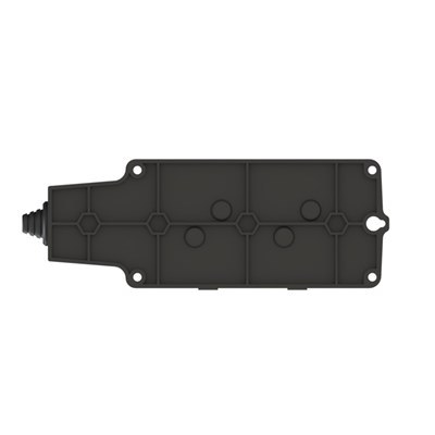 Nead Kauçuk 1 X 16 Amper Monofaze İkili Grup Priz - 220 Volt - Siyah - N4102