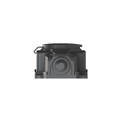 Nead Kauçuk 1 X 16 Amper Monofaze İkili Grup Priz - 220 Volt - Siyah - N4102