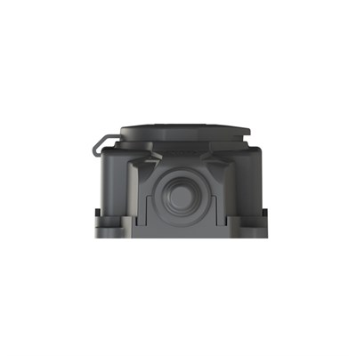 Nead Kauçuk 1 X 16 Amper Monofaze Dörtlü Grup Priz - 220 Volt - Siyah - N4104